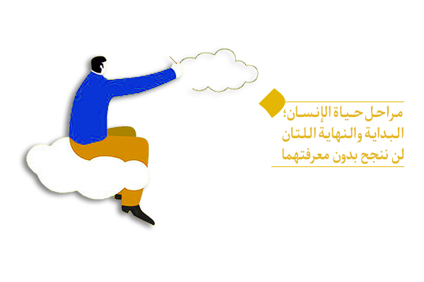 "مراحل حياة الإنسان تنقسم إلى ثلاث: مرحلة ما قبل الدنيا، والدنيا، ومرحلة ما بعد الدنيا. "